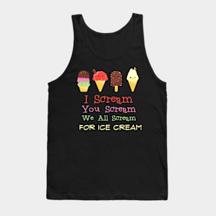 Screaming for Ice Cream Tank Top